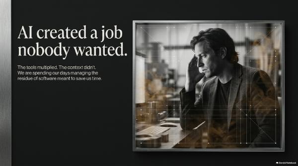 Governing AI Shadow Work: a person at work inside a frame